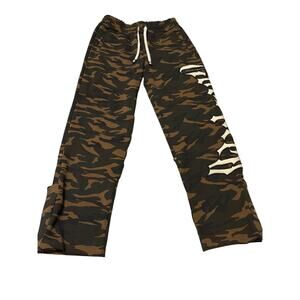 BRAND NEW GODSPEED SWEATPANTS OG LOGO SWEATPANTS BROWN CAMO SIZE MEDIUM